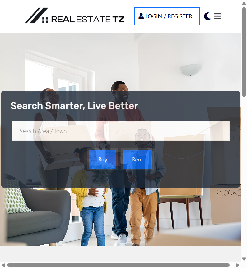 A1 Real Estate website layout preview